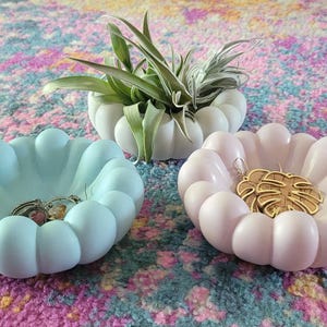Bubble bowl  hand crafted trinket dish