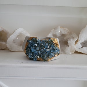 Geode Inspired Planter candle holder succulent pot