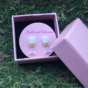 EARRINGS! Wine earrings handmade nickel free