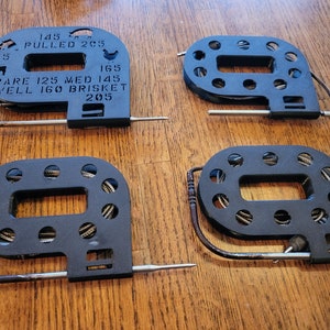 Meat Temperature Probe Spools With Strong Magnets