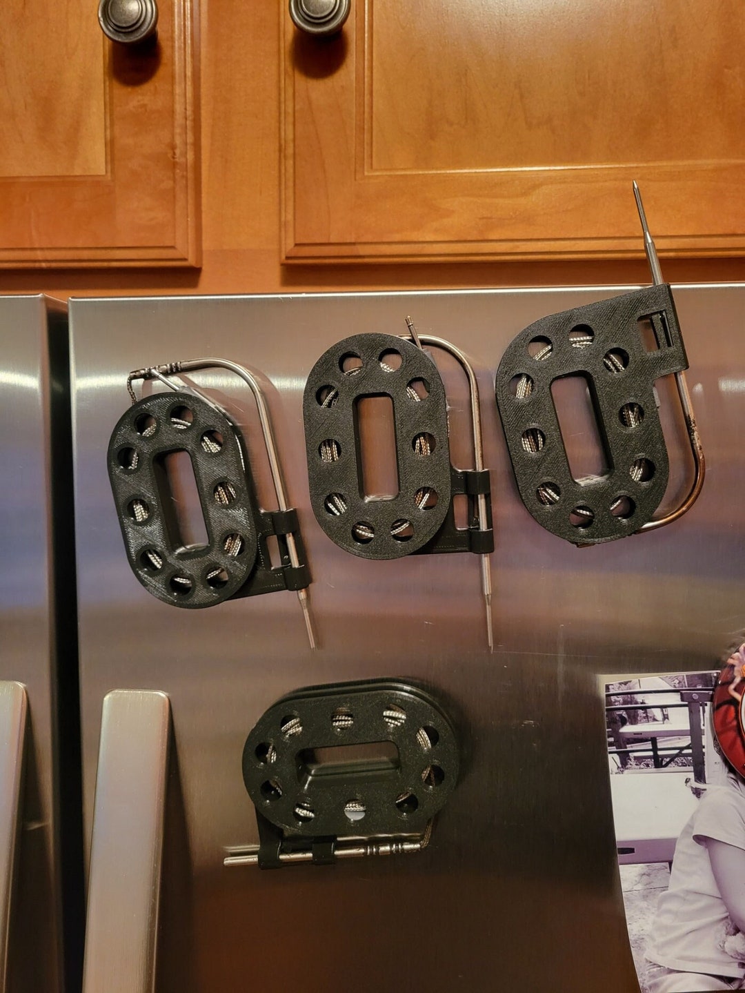 Meat Temperature Probe Holders With Strong Etsy