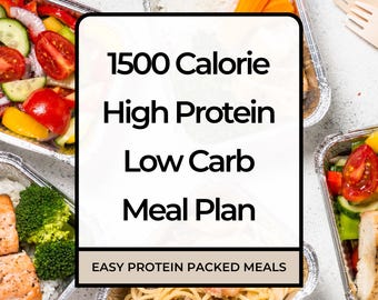 7-dagars proteinrik och kolhydratfattig måltidsplan: Fitness och viktminskning