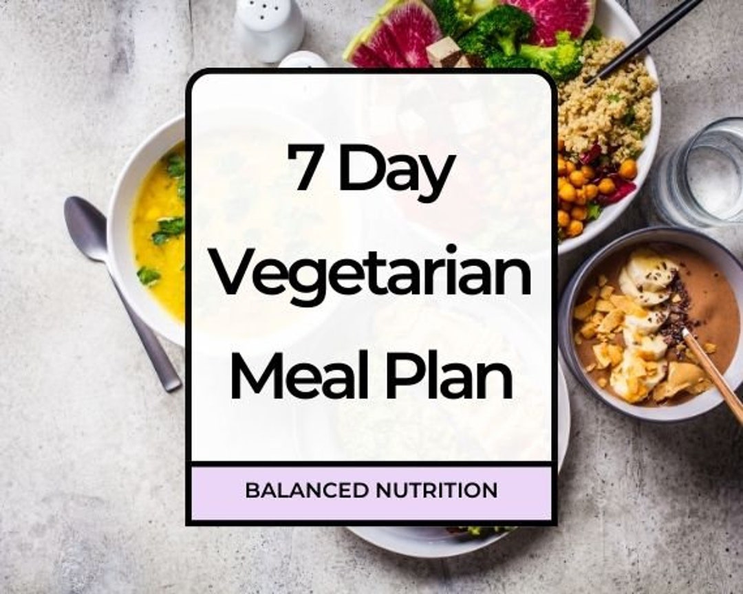 7-day Vegetarian Healthy Meal Plan for Weight Loss: 1500 Calorie Daily ...