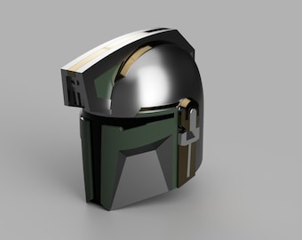 The Juggernaut: 3D Printable Helmet inspired by The Mandalorian