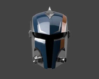 The Questioner: 3D Printable Helmet inspired by Rohlan Dyre from The Knights of the Old Republic Comics