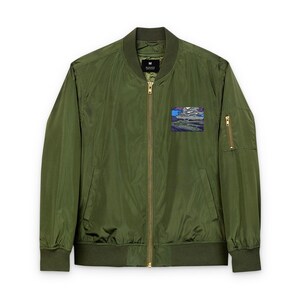 Eco-Friendly Embroidered Bomber Jacket | Stylish and Comfortable Outerwear for Casual Adventures