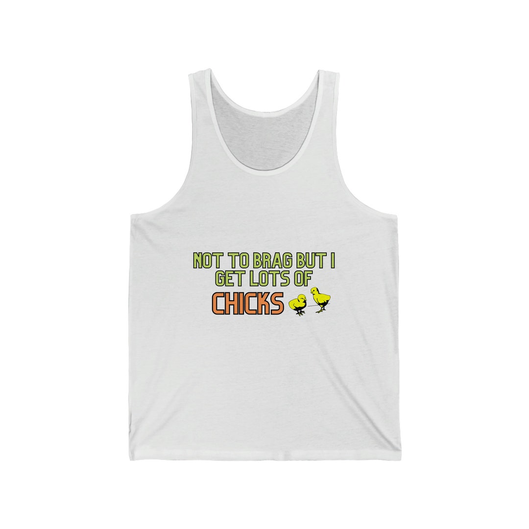 Men's Funny Tank Top Not to Brag but I Get Lots of Etsy