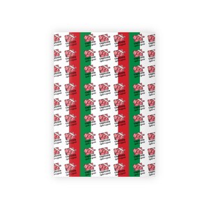 Gabagool Wrapping Paper, Funny Italian-American Gift Wrap for Foodies & Sopranos Fans, Funny Gift Wrap for Birthdays, Christmas Gifts image 7