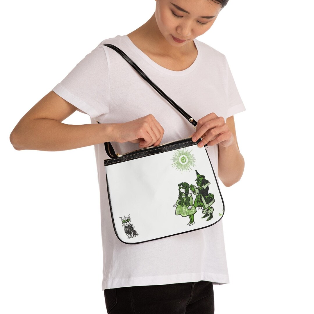 Wizard of oz fan art cartoon drink bottle crossbody bag