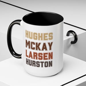 Harlem Renaissance Authors Mug, Hughes McKay Larsen Hurston, Black Literature 11oz & 15oz Two-Toned Mug, Gifts for Writers Readers, Teachers