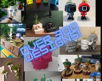 mega 320+ planter stl pack! (digital files)