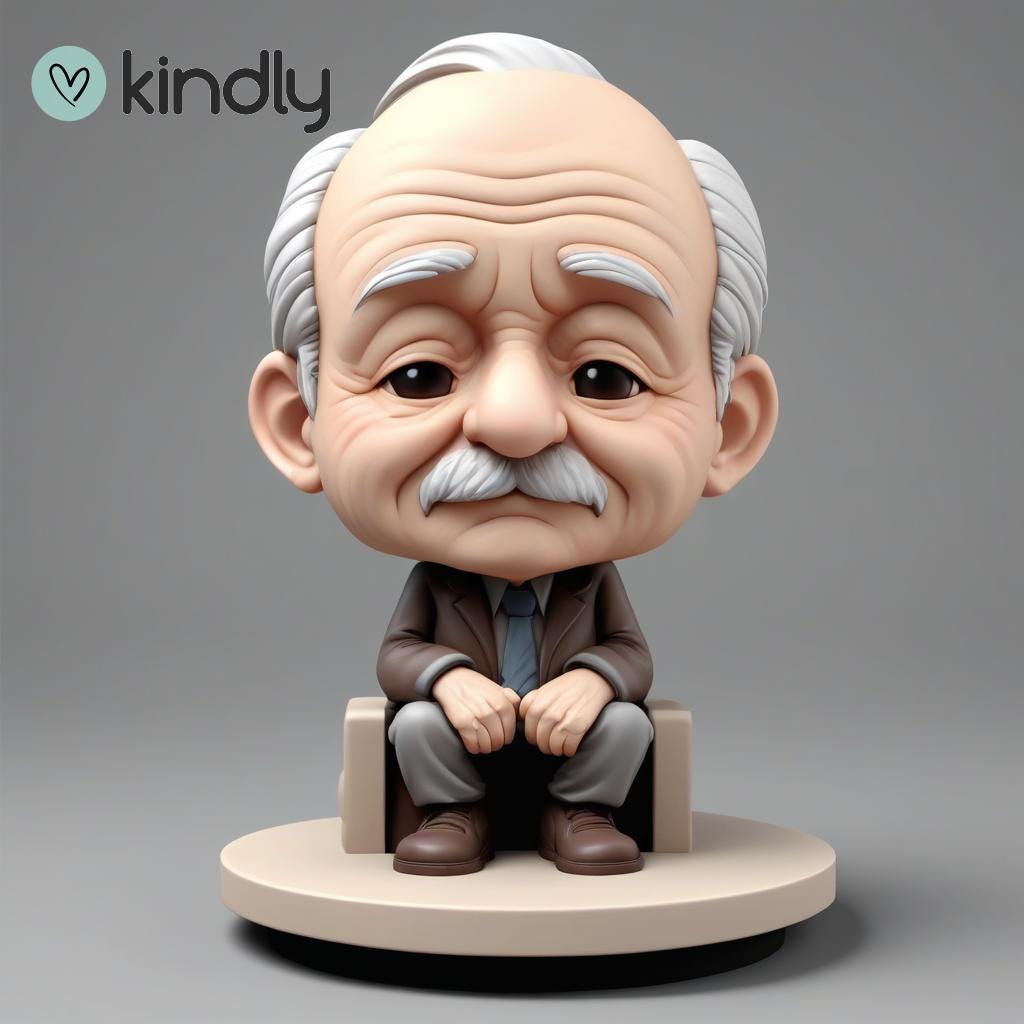 Old man chibi 3d print file stl digital download chibold01 etsy