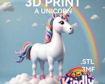 Model jednorożca do druku 3D | Pliki STL i 3MF do natychmiastowego pobrania - 17