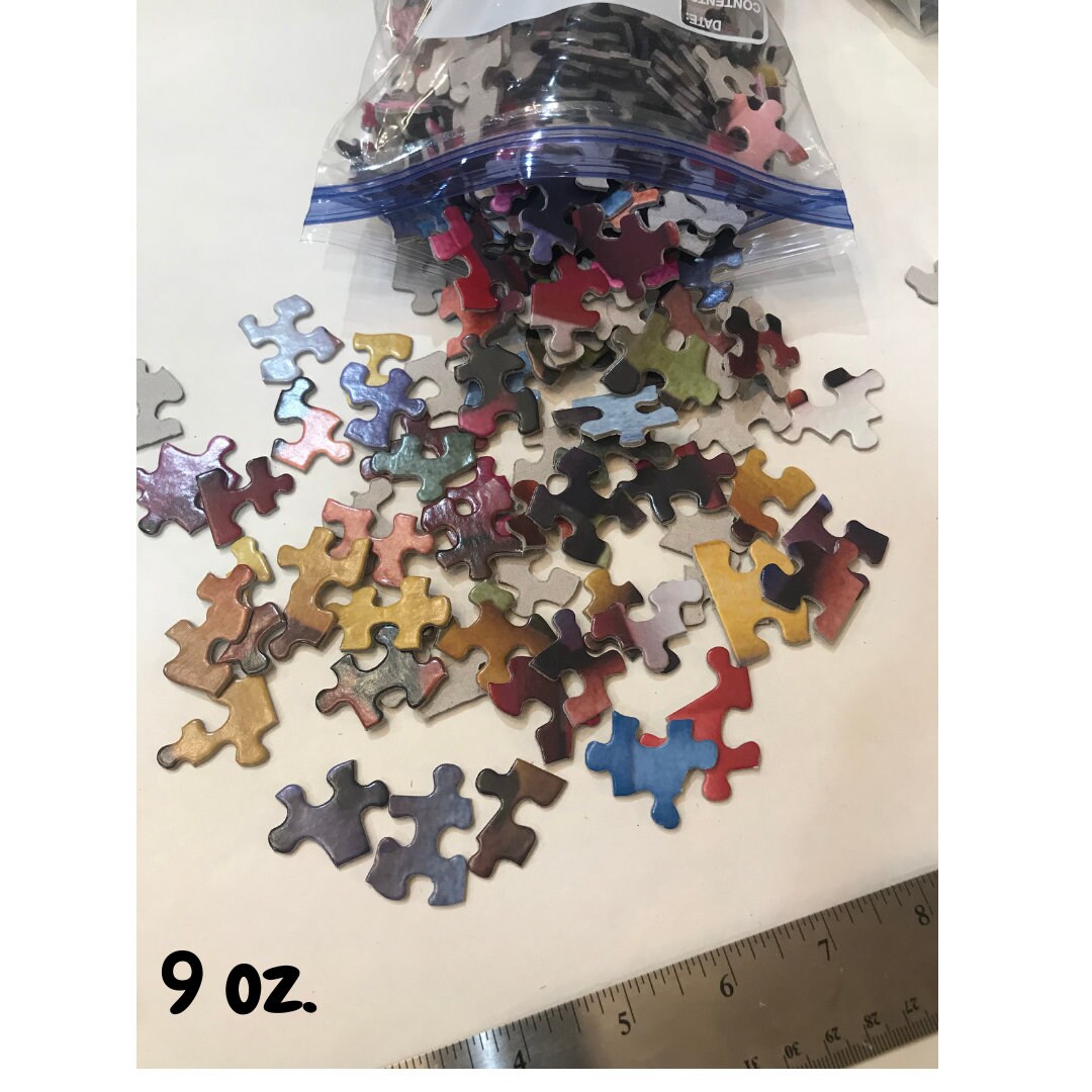 Assorted Puzzle Pieces for Crafting Junk Journals Art Collage Etsy