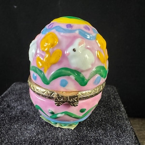Oxford Elite Ceramic Easter Egg Trinket Box