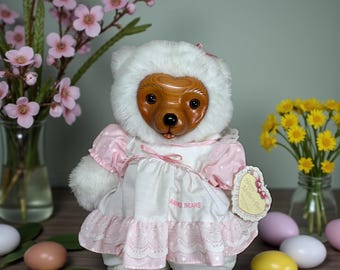 Vintage-raikes Bears-stuffed Animal-robert Raike-collectible-1989