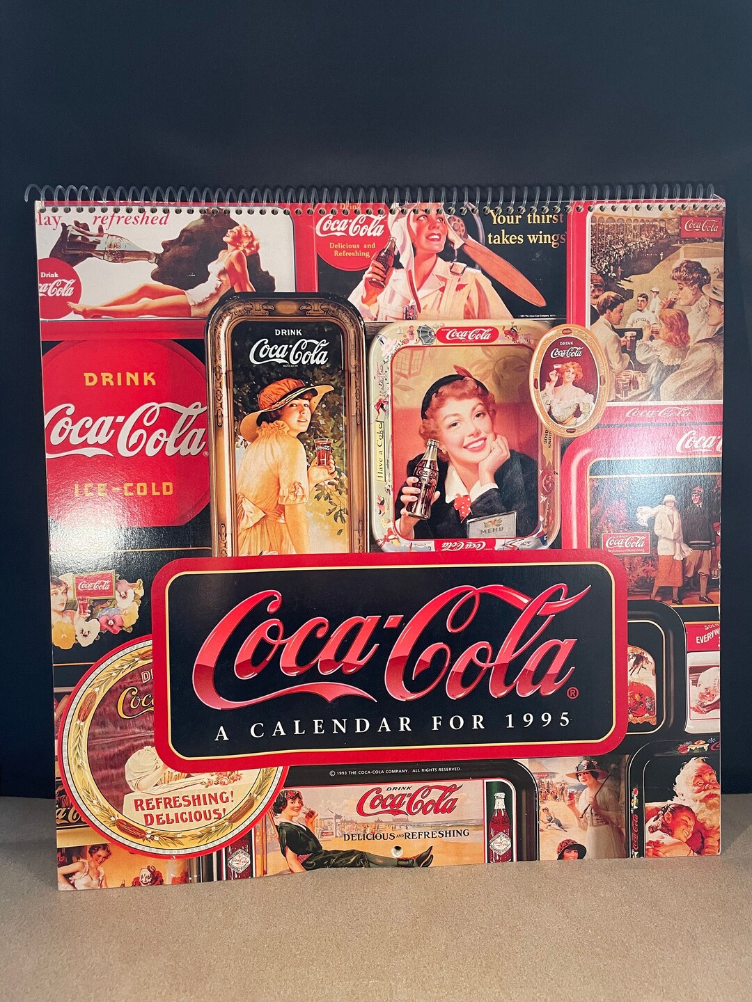 Vintage Coca Cola Calendar 1995 Etsy