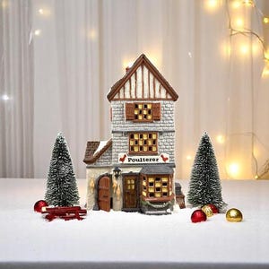 Department 56 Dickens&#39; Village Series &quot;Poulterer&quot; 1988
