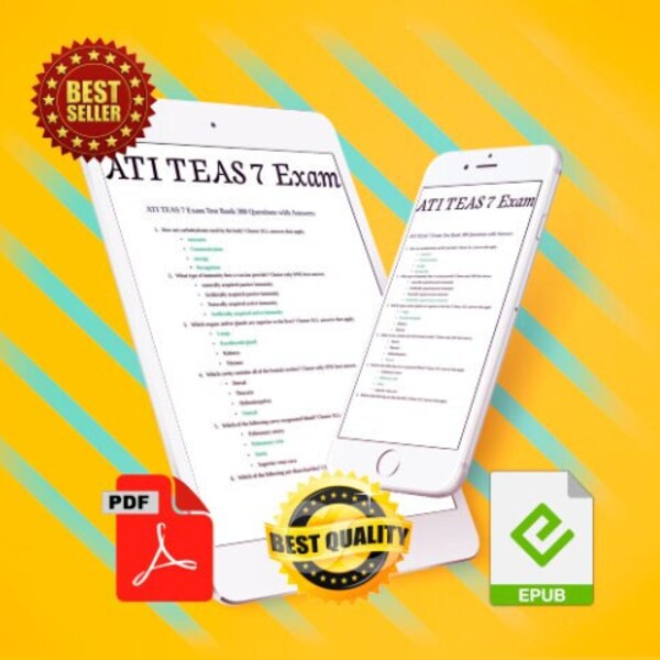 Teas Test Answer Bank Etsy Teas Test Answer Bank Etsy