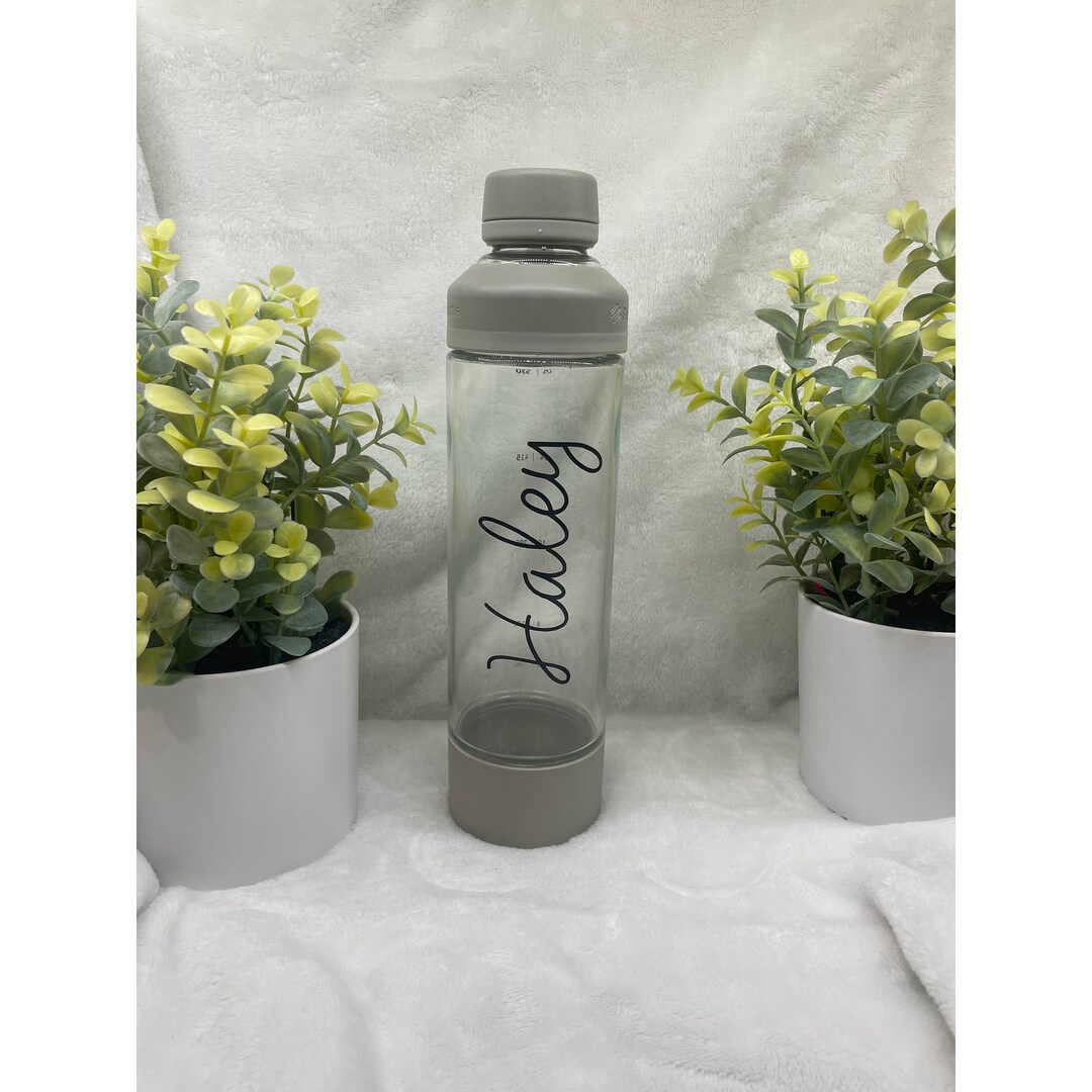Personalized Blender Bottle Mantra Glass Fitness Shaker Custom Etsy