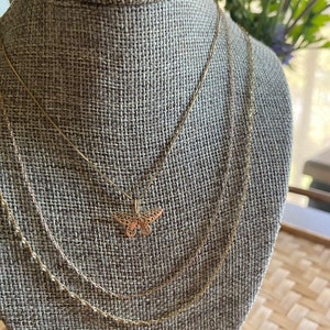 14k Yellow gold buttery charm- *Chain not included