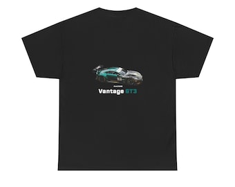 Camiseta Aston Martin Vantage GT3 - Presente para Entusiasta de Carros de Automobilismo