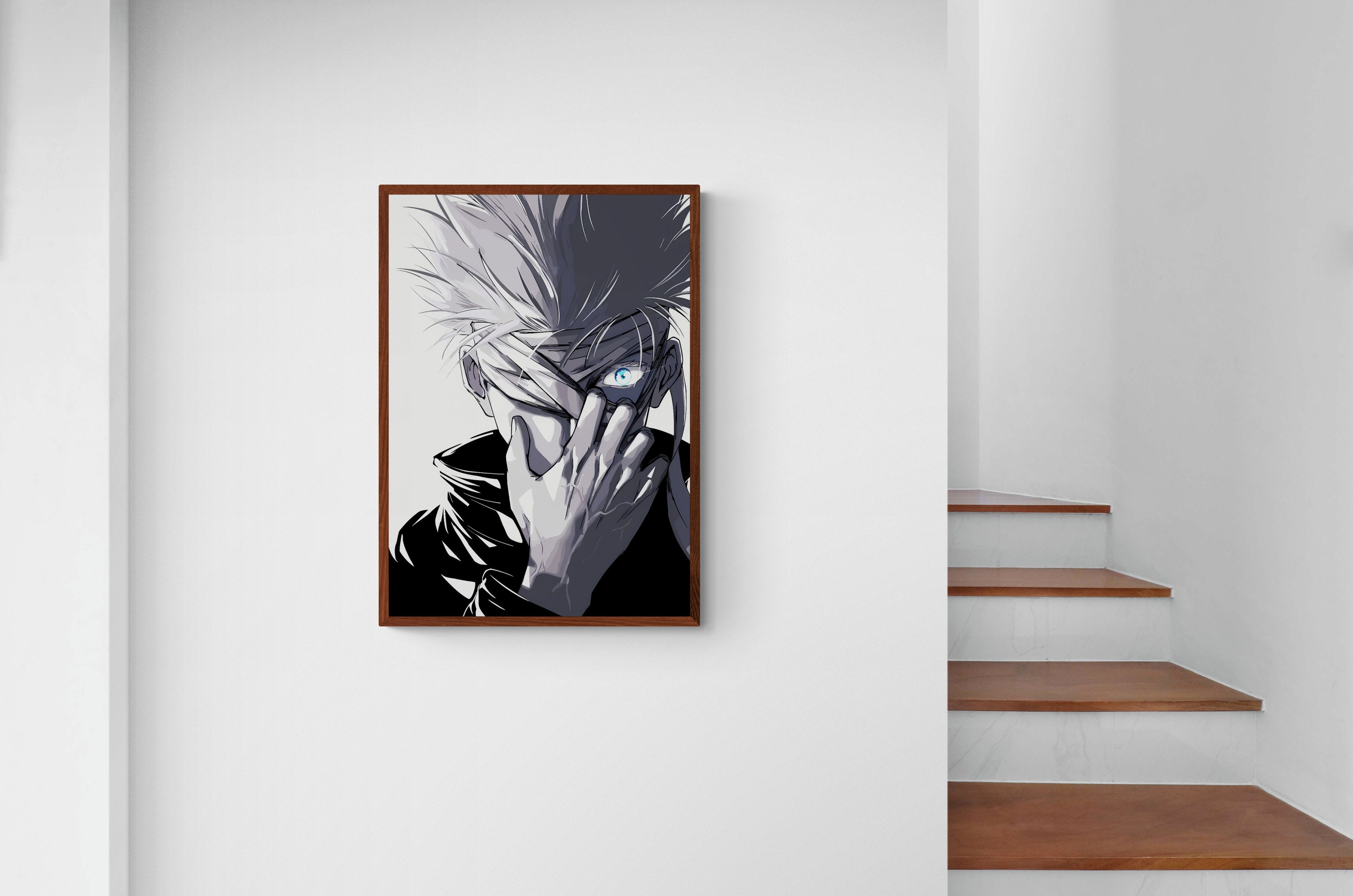 Jujutsu Kaisen, Satoru Gojo Japanese Anime Wall Art Print, Manga Poster