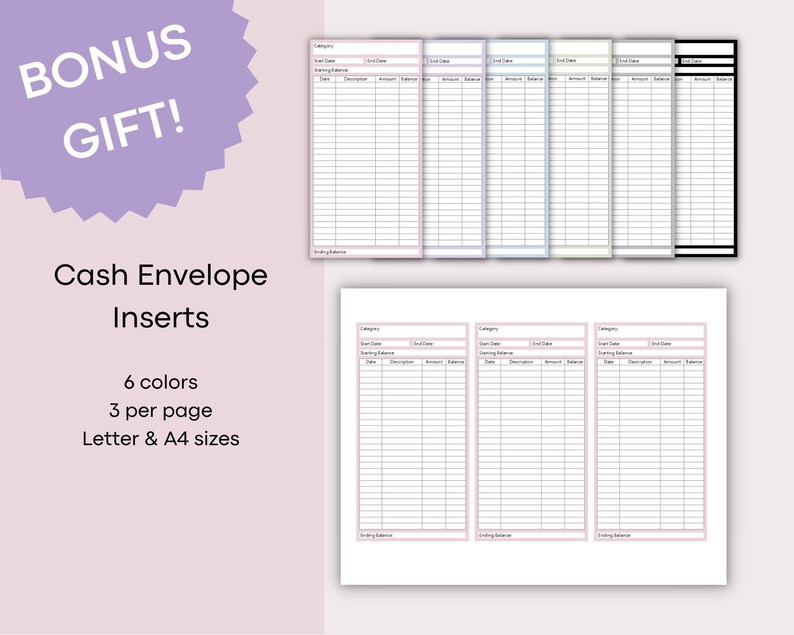 Printable Paycheck Planner Budget Planner Template Monthly Budget by ...