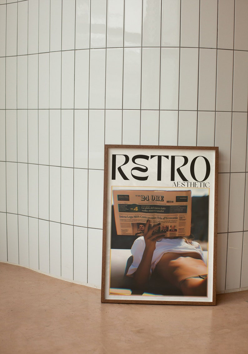 Retro Aesthetic, 70s Wall Art, Retro Wall Art, Lifestyle, Psychedelic