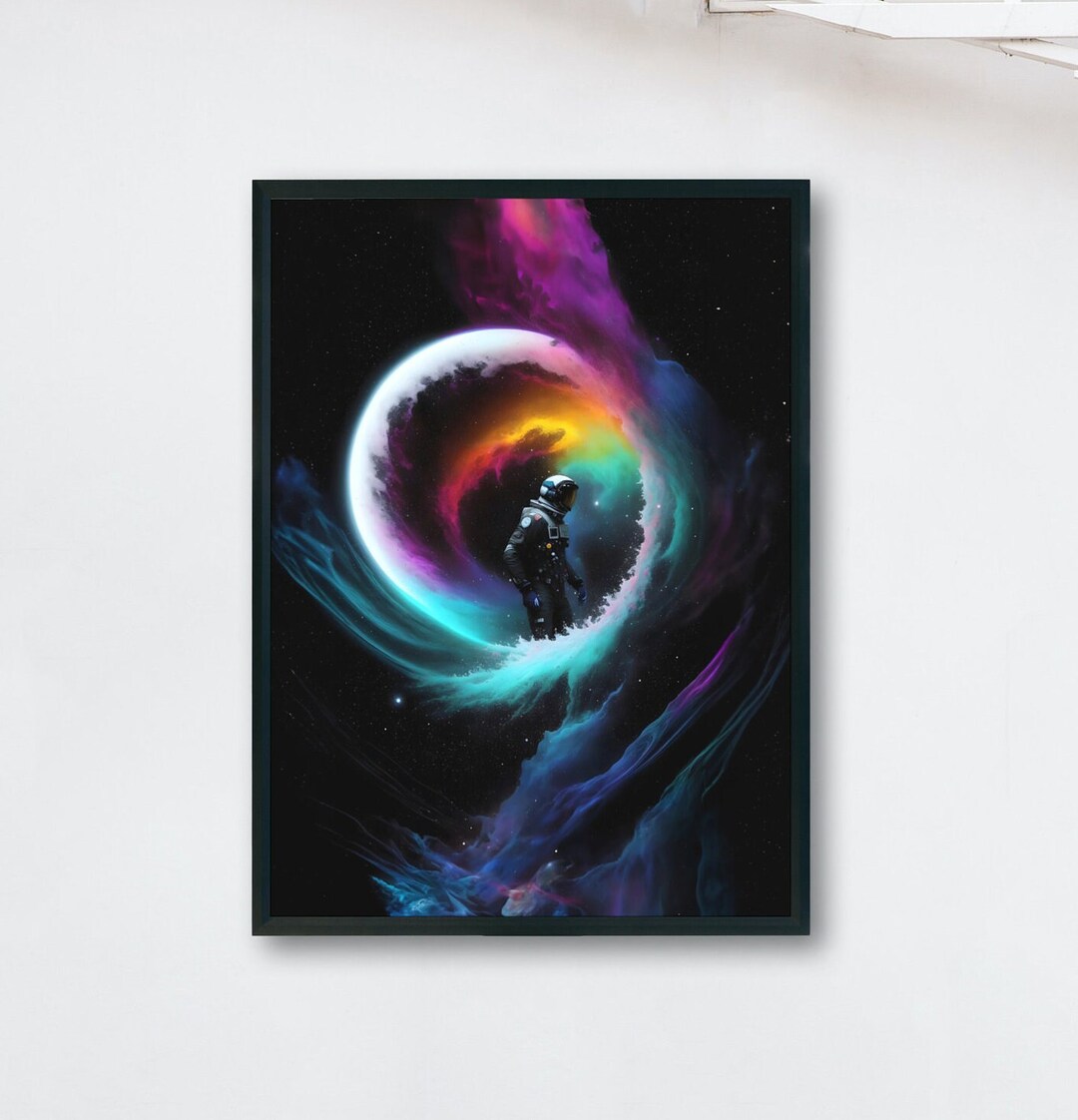 Astronaut Abstract Space Art High Quality 300dpi Resolution Space Void ...