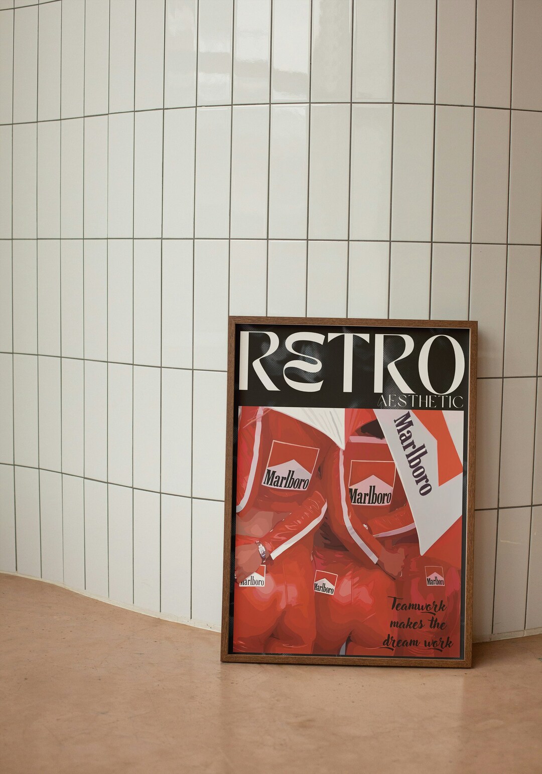Retro Aesthetic, 70s Wall Art, Retro Wall Art, Formula 1, Marlboro
