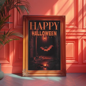 Vintage Halloween Art, Halloween Gallery Wall, Halloween Fine Art, Halloween Art Collection, Printed Dark Halloween, Halloween Decor, Spooky