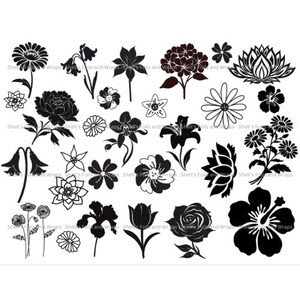 Flowers Foil Sheet 8.5x11 for resin art supplies