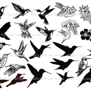 Kolibris Folie Blatt 8.5x11 für Kunstharz Zubehör