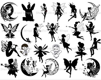 Fairies Foil Sheet 8.5x11 for resin art supplies