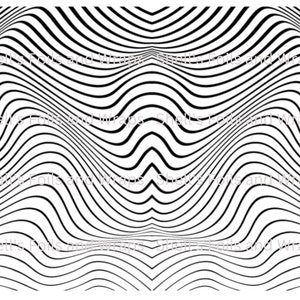 Wavy Lines Optical Illusion Foil Sheet 8.5x11 for resin art supplies