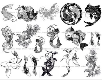 Koi Foil Sheet 8.5x11 for resin art supplies