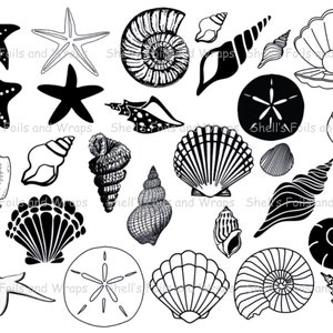 Seashells Foil Sheet 8.5x11 for resin art supplies