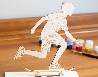 Skateboarden Craft Laserbestand, Instant Download DXF SVG Laser Cut-bestand