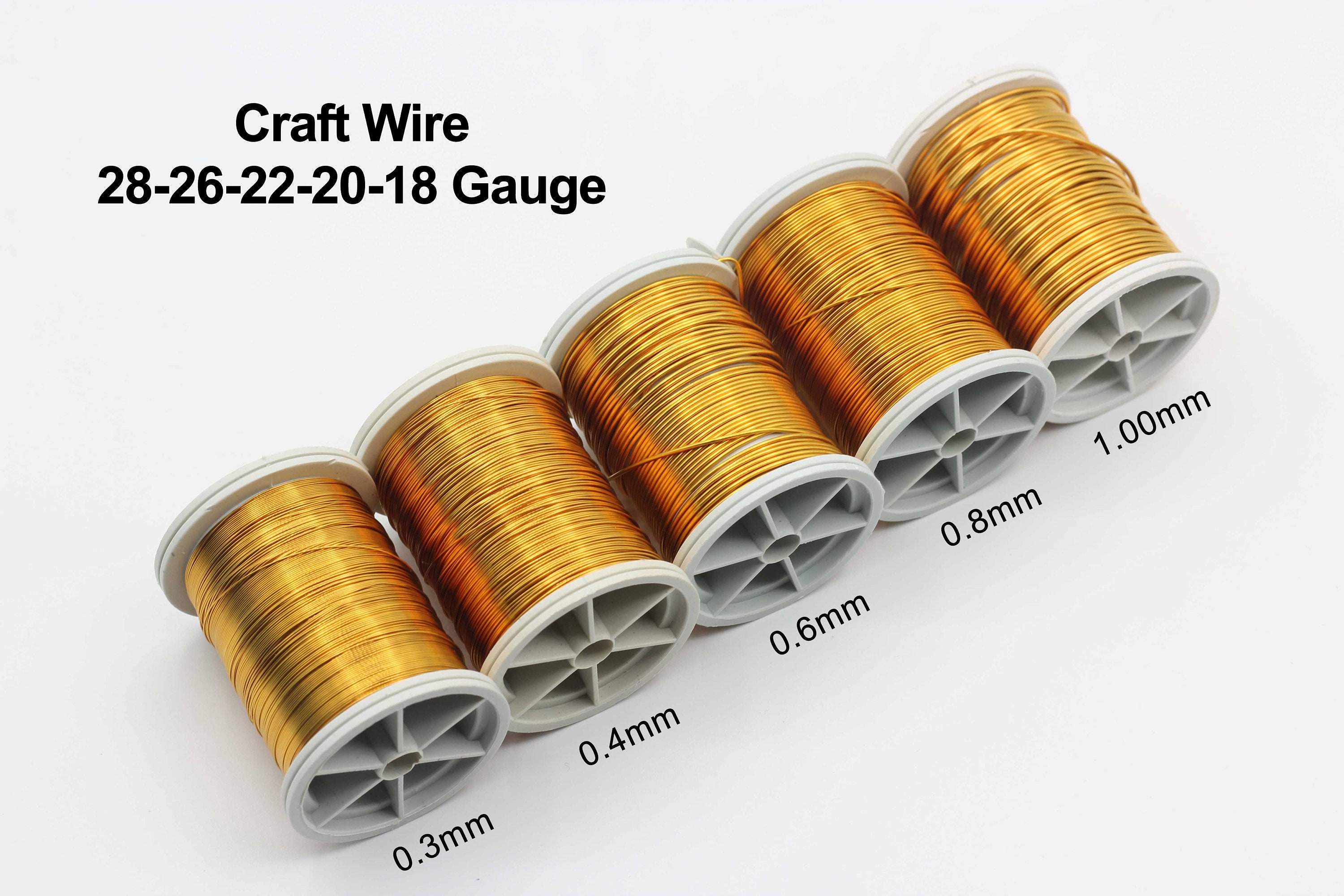 Parawire Vintage Bronze-finished Copper Craft Wire 18-Gauge 7-Yards with Clear Protective Coating