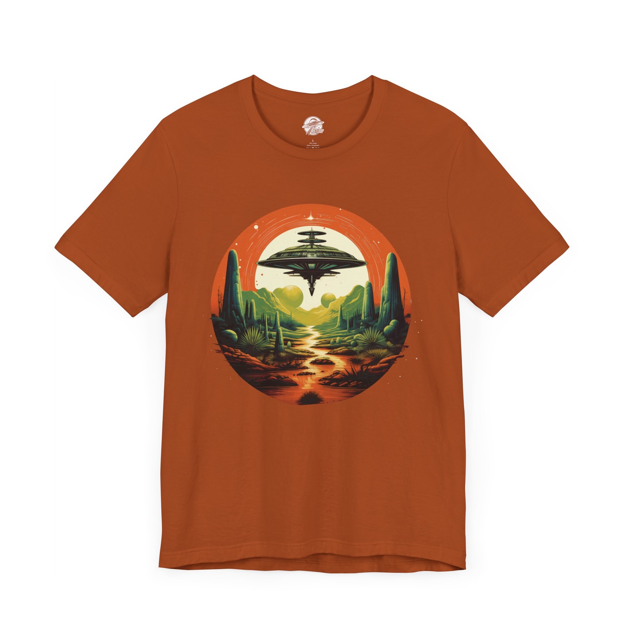Desert Sightings - Flying Saucer T-shirt, Retro Sci-fi UFO