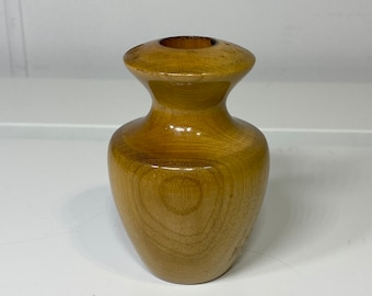 Myrtlewood bud vase hand turned Myrtlewood Chalet