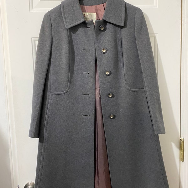 Vintage Women’s Long Wool Jacket Made in England by Eastex