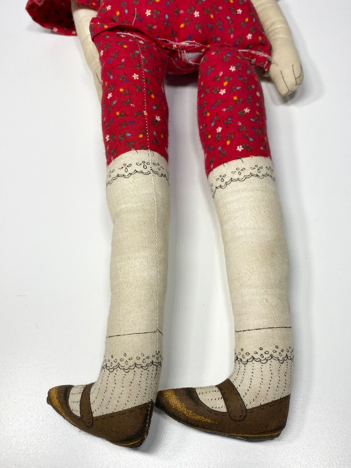 Vintage Handmade Cloth Doll Handsewn Children's Toy Doll Etsy Canada