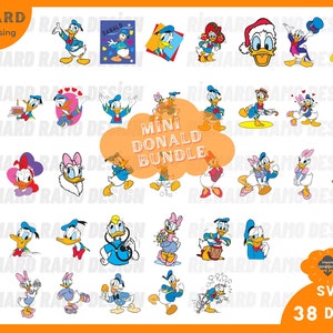 Donald Duck SVG, Cricut, 38 svg, png