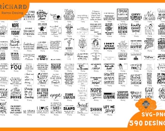 sarcastic bundle svg, png 100 Sarcastic Svg Bundle , Funny Quotes Svg, Silhouette, Cricut, Cameo, Digital, Sarcasm Svg, Shirt Bundle