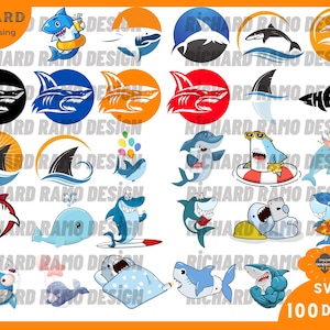 Shark Svg Bundle, Shark Png, Shark Clipart, Shark Vector, Shark Fin Svg, Shark Birthday Svg, Great White Shark Svg Files, Shark Week Svg