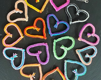 Scoobie String Keyrings, Boondoggles, Funky Shapes: letters, Jellyfish and more..