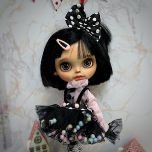 Outfit for blythe, Blythe outfit, Dress for blythe, Dress for blythe doll.