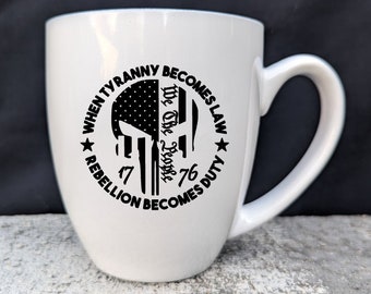 2nd Amendment Coffee Mug | Punisher 1776 Veteran Gift